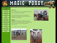 Tablet Screenshot of magicponey.com